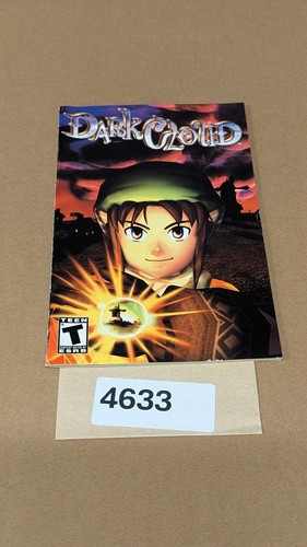 Dark cloud ps2 manual only - dark,